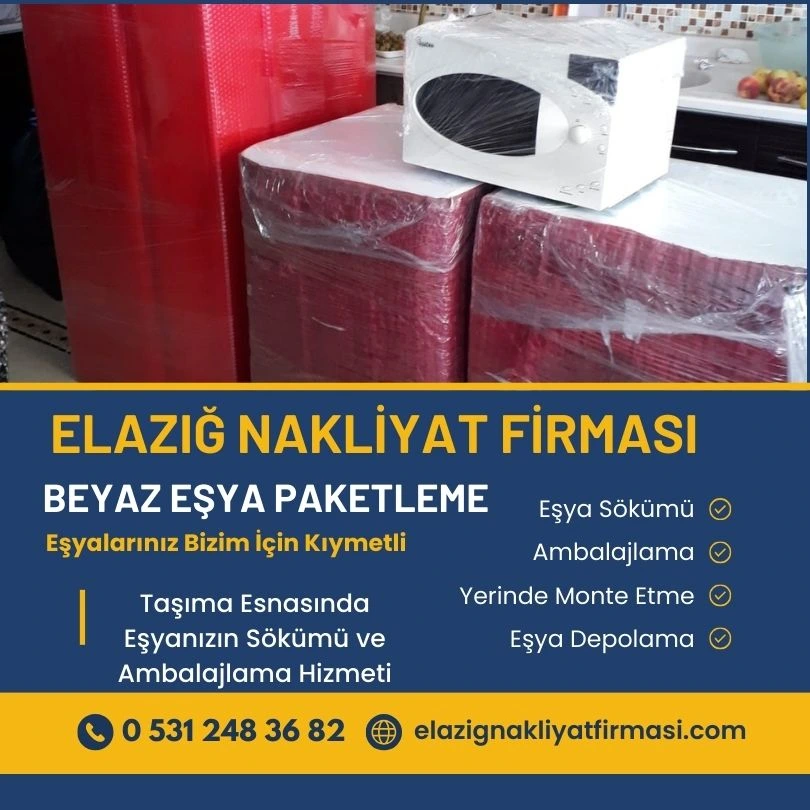 Elazığ Beyaz Eşya Paketleme